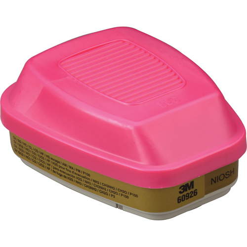 6000 Series Respirator Cartridges, Gas/Vapour Cartridge, Multi-Gas/Vapour/P100 Nuna Depot Inc.