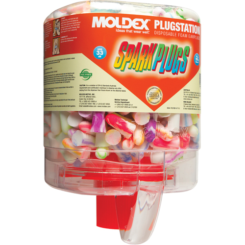 Distributeurs de bouchons d'oreilles Plugstation SparkPlugs Nuna Depot Inc.