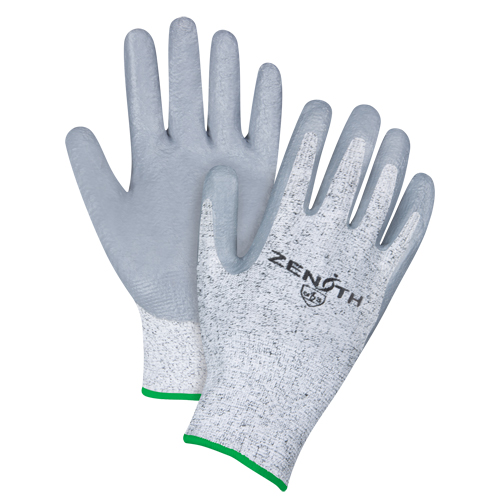 Gants &eacute;lastiques sans coutures r&eacute;sistants &agrave; la coupe, Taille Moyen/8, Calibre 13, Rev&ecirc;tement Nitrile, Enveloppe en PEHP, ANSI/ISEA 105 niveau 2/EN 388 niveau 3 Nuna Depot Inc.