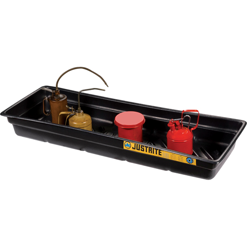 EcoPolyBlend Spill Tray, 46" L x 16" W x 5.5" H, 12 gal. Spill Capacity Nuna Depot Inc.