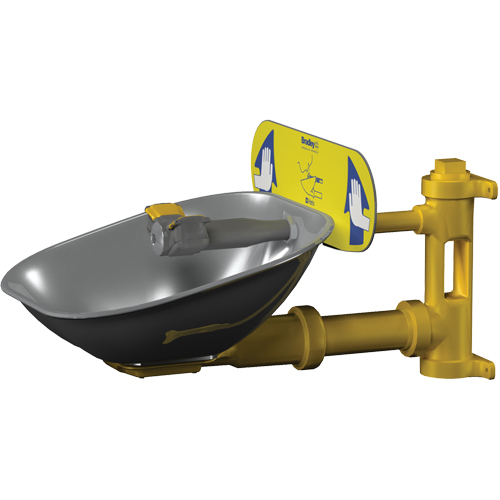 Halo Eyewash Stations, Wall-Mount Installation, Stainless Steel Bowl Nuna Depot Inc.