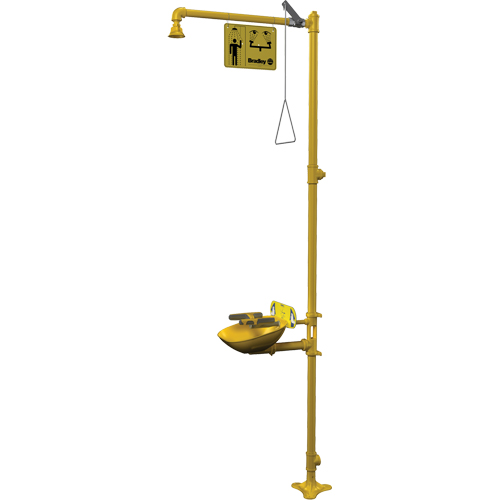 Halo Combination Emergency Shower & Eyewash Station Nuna Depot Inc.