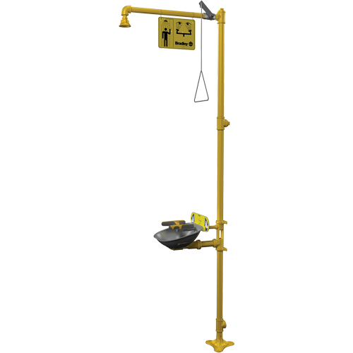 Halo Combination Emergency Shower & Eyewash Station Nuna Depot Inc.