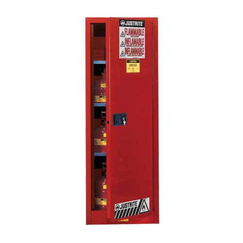 Armoire de s&eacute;curit&eacute; pour produits inflammables EX Slimline Sure-Grip , 22 gal., 3 tablettes Nuna Depot Inc.
