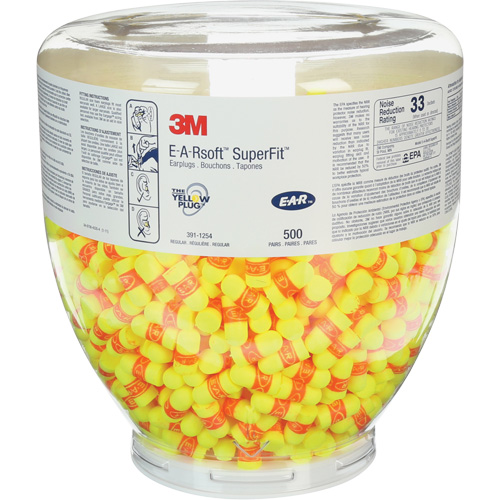Refill E-A-Rsoft SuperFit One Touch Earplugs, Bulk - Canister Nuna Depot Inc.