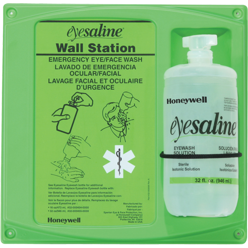 Saline Eyewash Wall Station, Single Nuna Depot Inc.