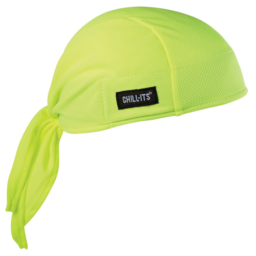 Chill-Its&reg; 6615 Cooling Dew Rags, High Visibility Lime-Yellow Nuna Depot Inc.