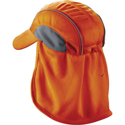 Chill-Its&reg; 6650 Cooling Hats with Neck Shades, Hi-Vis Orange Nuna Depot Inc.