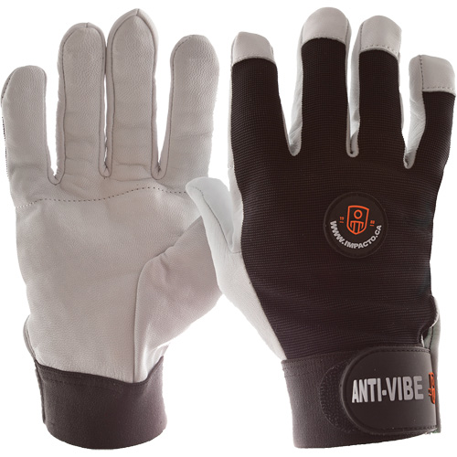 Gants antivibrations Air Glove, Taille Moyen, Paume Cuir perl&eacute; Nuna Depot Inc.