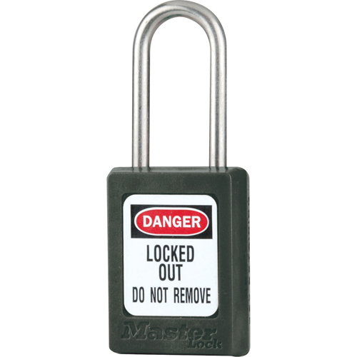 S31 Zenex Safety Padlock, Black, Keyed Different, Thermoplastic, 1-3/8" Width Nuna Depot Inc.