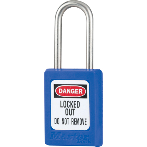 S31 Zenex Safety Padlock, Blue, Keyed Different, Thermoplastic, 1-3/8" Width Nuna Depot Inc.