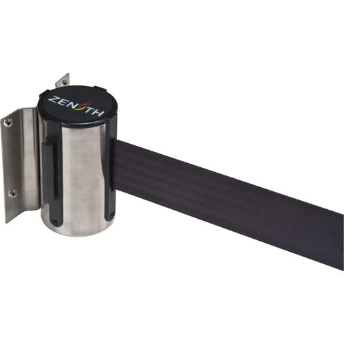 Barri&egrave;re &agrave; fixation murale, Acier, Fixation par vis, 7', Ruban Noir Nuna Depot Inc.