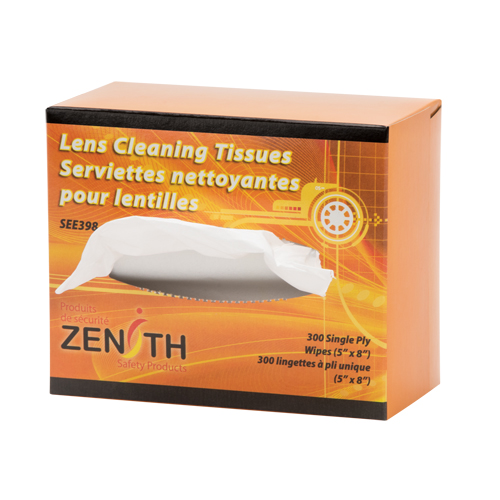 Serviettes nettoyantes pour lentilles, 5" x 8", 300 /pqt. Nuna Depot Inc.