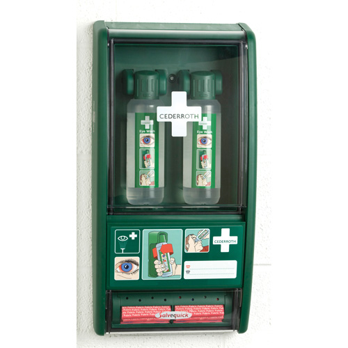 Douche oculaire Cederroth/Trousse de premiers soins Salvequick, Dispositif m&eacute;dical Classe 1, Station Nuna Depot Inc.