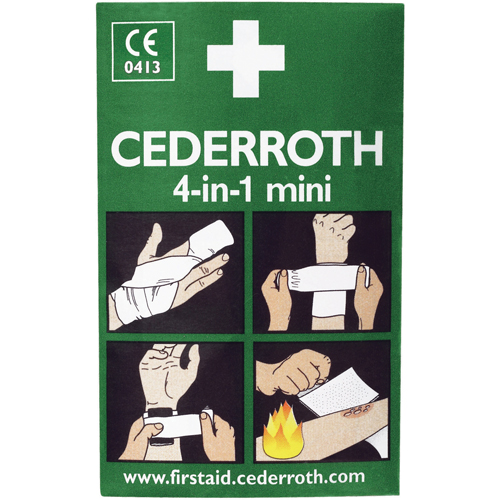 Coagulant 4-dans-1 Cederroth, 5" lo x 3" la Nuna Depot Inc.
