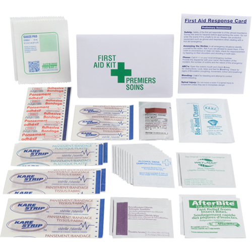 Trousses de premiers soins promotionnelles, Dispositif m&eacute;dical Classe 1, Portefeuille Nuna Depot Inc.