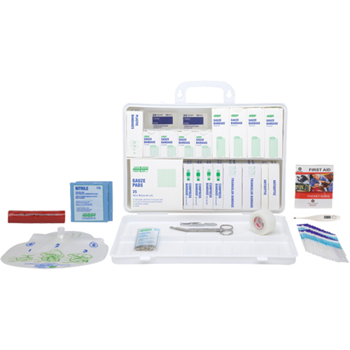 Trousse pour garderie - Trousses sp&eacute;cialis&eacute;es - Qu&eacute;bec, Dispositif m&eacute;dical Classe 1, Boîte en plastique Nuna Depot Inc.