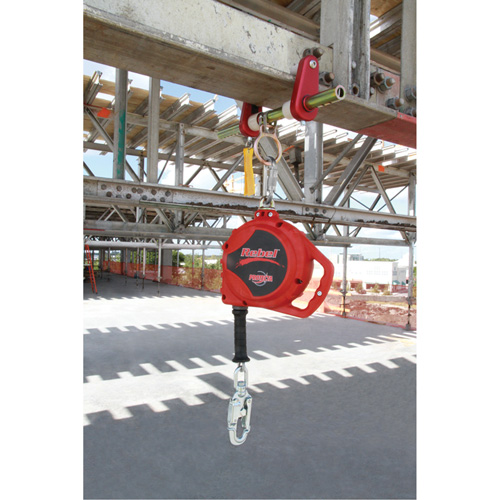 Rebel Self Retracting Lifeline, 33', Galvanized Steel, Swivel Nuna Depot Inc.