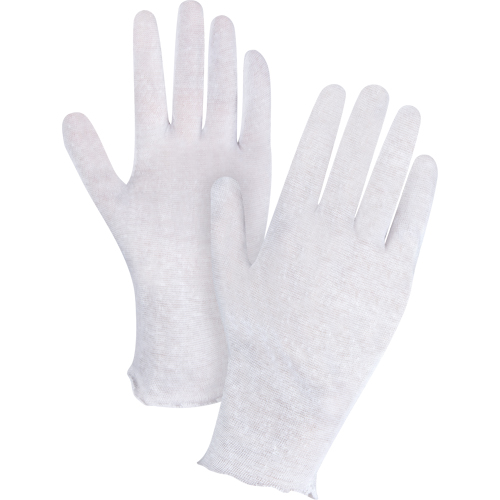 Gants d'inspection l&eacute;gers, Poly/coton, Poignet Non ourl&eacute;, Dames Nuna Depot Inc.