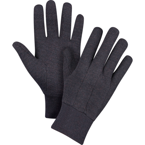 Gants de jersey, Grand, Brun, Non doubl&eacute;, Poignet en tricot Nuna Depot Inc.