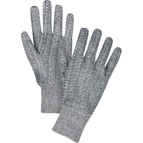 Gants de jersey, T-Grand, Poivre et sel, Non doubl&eacute;, Poignet en tricot Nuna Depot Inc.