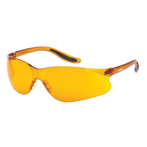 Z500 Series Safety Glasses, Orange Lens, Anti-Scratch, ANSI Z87+/Meets/Exceeds CSA Z94.3 Nuna Depot Inc.