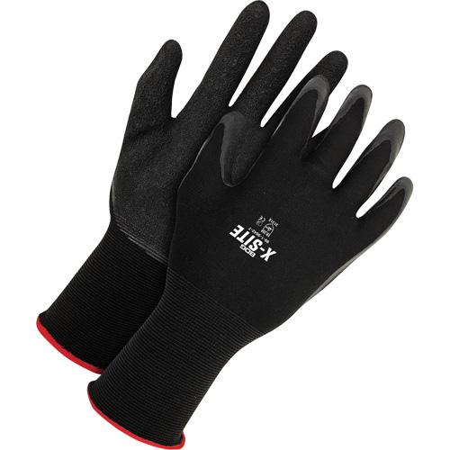Gants enduits X-Site, Petit, R&ecirc;vetement Latex, Calibre 15, Enveloppe en Nylon Nuna Depot Inc.