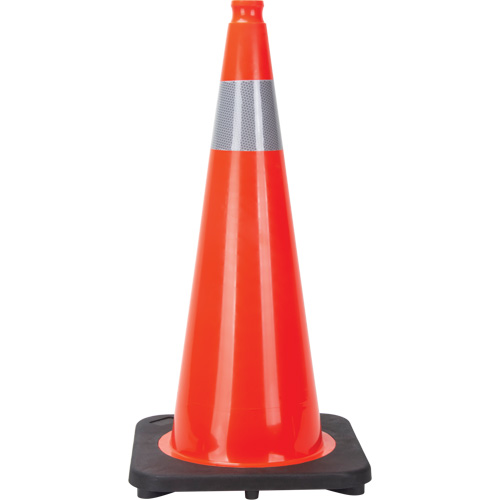 Traffic Cone, 28", Orange, 4" Reflective Collar(s) Nuna Depot Inc.