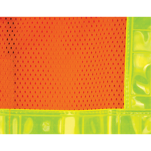 Veste de s&eacute;curit&eacute; pour la circulation d&eacute;tachable en cinq points, Orange haute visibilit&eacute;, Moyen, Polyester Nuna Depot Inc.