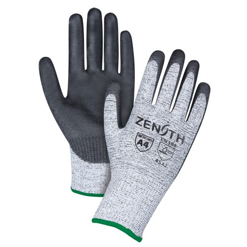 Gants &eacute;lastiques sans coutures r&eacute;sistants &agrave; la coupe, Taille Moyen/8, Calibre 13, Rev&ecirc;tement Polyur&eacute;thane, Enveloppe en PEHP, ANSI/ISEA 105 niveau 4/EN 388 niveau 5 Nuna Depot Inc.