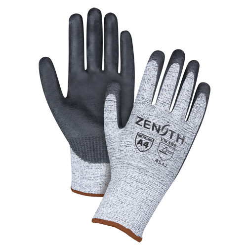 Gants &eacute;lastiques sans coutures r&eacute;sistants &agrave; la coupe, Taille Grand/9, Calibre 13, Rev&ecirc;tement Polyur&eacute;thane, Enveloppe en PEHP, ANSI/ISEA 105 niveau 4/EN 388 niveau 5 Nuna Depot Inc.