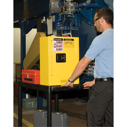 Sure-Grip&reg; EX Mini Flammable Safety Cabinet, 2 Gal., 1 Door, 17" W x 22" H x 8" D Nuna Depot Inc.