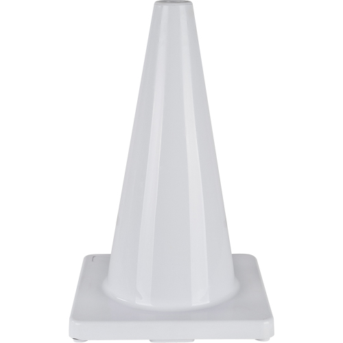 C&ocirc;ne de couleur pour la signalisation, 18", Blanc Nuna Depot Inc.