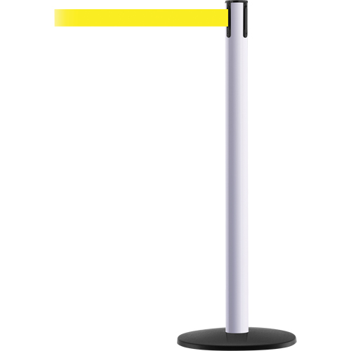 Montant pour syst&egrave;me Advance TensaBarrier, Acier, 36" h, Ruban Jaune, Longueur du ruban 7,5' Nuna Depot Inc.