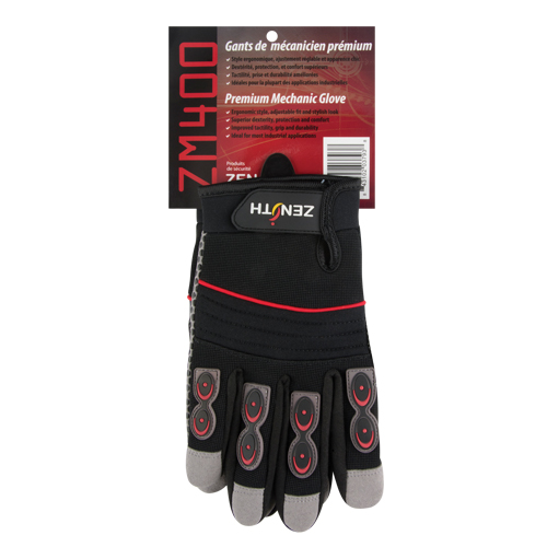 Gants pour m&eacute;canicien ZM400 de premi&egrave;re qualit&eacute;, Paume Synth&eacute;tique, Taille 2T-Grand Nuna Depot Inc.