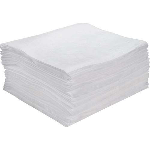 Premium Meltblown Sorbent Pads, Oil Only, 15" x 18", 15 gal. Absorbancy Nuna Depot Inc.