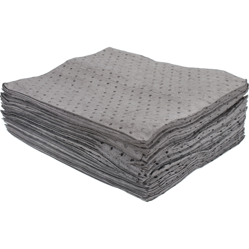 Feuilles absorbantes li&eacute;es de premi&egrave;re qualit&eacute;, Universel, 15" x 17", 15 gal. d'absorption Nuna Depot Inc.