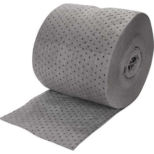 Premium Bonded Sorbent Rolls, Heavyweight, 150' L x 15" W, 25 gal. Absorbancy Nuna Depot Inc.