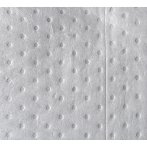 Feuilles absorbantes li&eacute;es de premi&egrave;re qualit&eacute;, Huile seulement, 15" x 17", 8 gal. d'absorption Nuna Depot Inc.