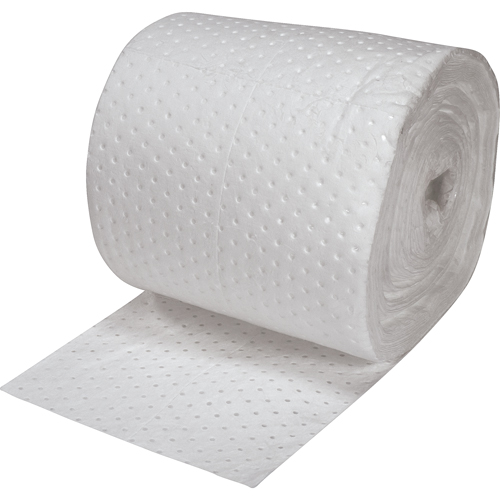 Feuilles absorbantes en fibres fines de premi&egrave;re qualit&eacute;, Lourd, 150' lo x 15" la, Absorption 25 gal. Nuna Depot Inc.