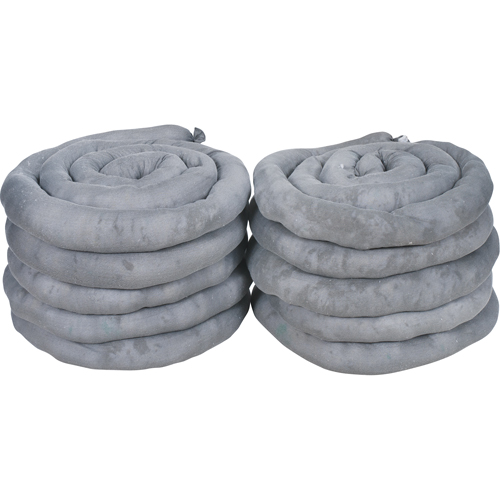 Sorbents Socks, Universal, 40 gal. Absorbancy, 3" W x 10' L, Pack of 10 Nuna Depot Inc.