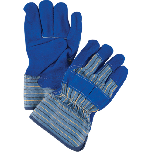 Gants d'ajusteur de premi&egrave;re qualit&eacute; avec coutures en Kevlar, Grand, Paume en Cuir de vache refendu, Doublure en Coton Nuna Depot Inc.