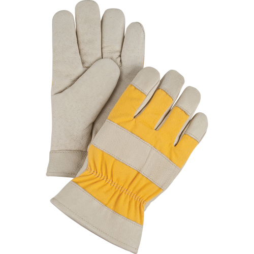 Gants de travail doubl&eacute;s pour l'hiver de premi&egrave;re qualit&eacute;, 2T-Grand, Paume en Cuir fleur de porc, Doublure en Molleton de mousse Nuna Depot Inc.