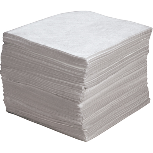Premium Meltblown Sorbent Pads, Oil Only, 15" x 17", 30 gal. Absorbancy Nuna Depot Inc.