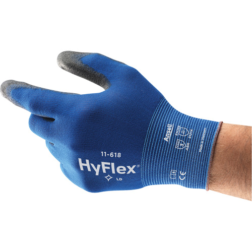 Gants Hyflex 11-618, 9/Grand, R&ecirc;vetement Polyur&eacute;thane, Calibre 18, Enveloppe en Nylon Nuna Depot Inc.