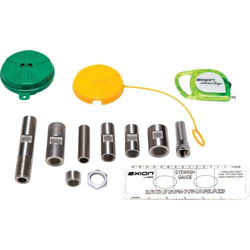 Trousse de mise &agrave; niveau pour douche oculaire/faciale Axion Advantage avec t&ecirc;te de douche oculaire/faciale en plastique ABS vert Nuna Depot Inc.