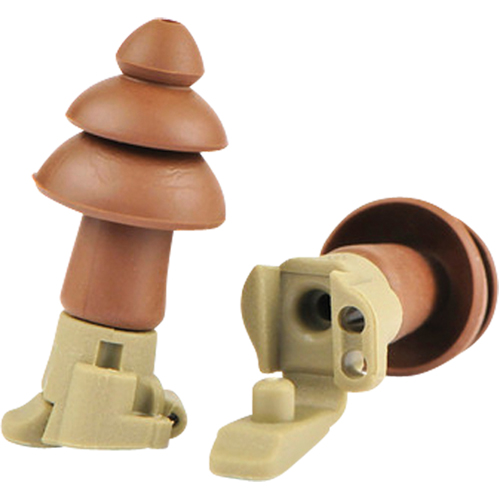 BattlePlugs&reg; Impulse Earplugs, Uncorded, Pair - Plastic Case, 24 dB NRR, Large Nuna Depot Inc.