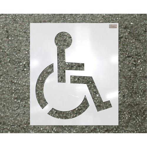 Parking Lot Stencils, Pictogram, 39" Nuna Depot Inc.