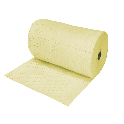 Industrial-Grade Fine Fibre Sorbent Rolls, Mediumweight, 150' L x 30" W, 50 gal. Absorbancy Nuna Depot Inc.
