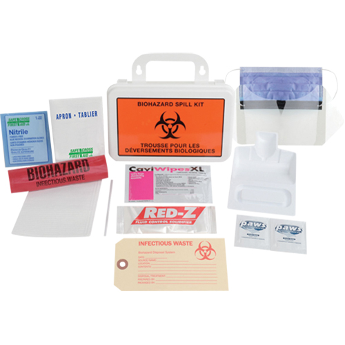 Deluxe Clean-Up Spill Kit, Biohazard, Case Nuna Depot Inc.